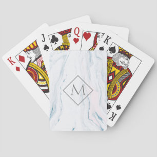 Pastel Tones Marble Stone Playing Cards