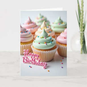 Pastel Treats Birthday Card