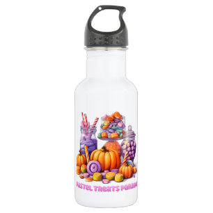 Pastel Treats Parade – Cute Candy & Pumpkin 532 Ml Water Bottle