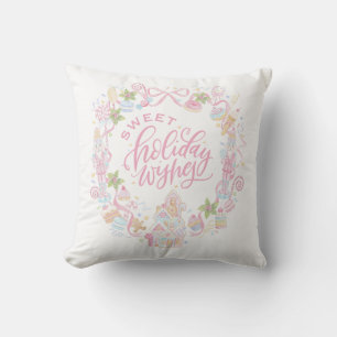 Pastel Treats   Sweet Holiday Wishes Cushion