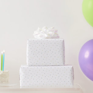 Pastel Triangle Doodle Pattern Wrapping Paper