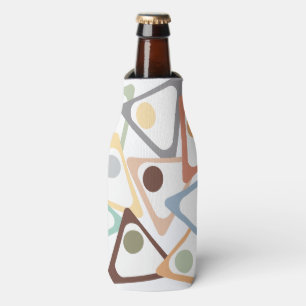 Pastel Triangles  Bottle Cooler