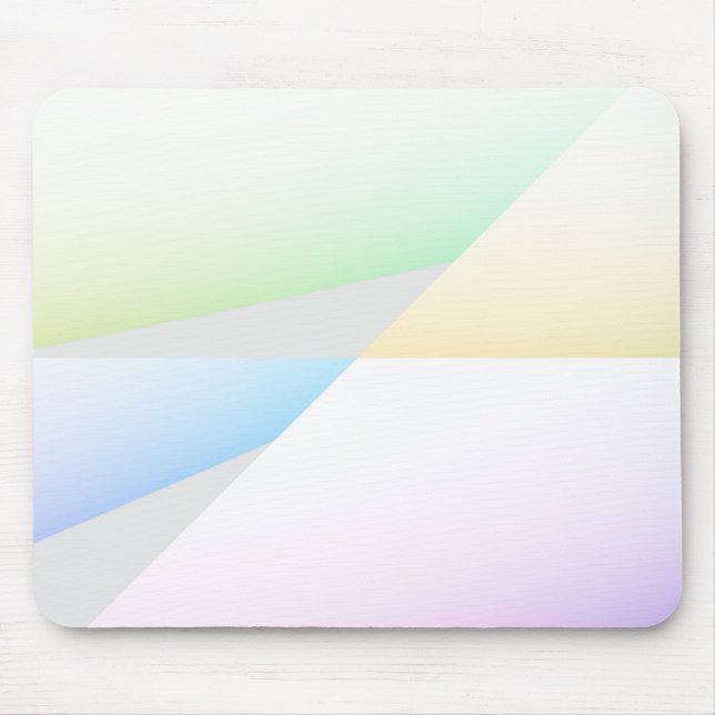 Pastel Triangles Mouse Pad (Front)