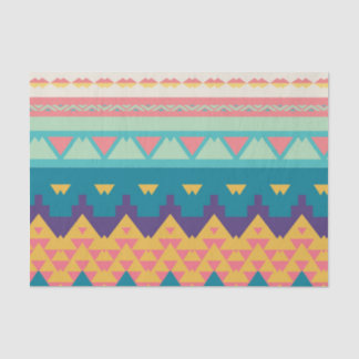 Pastel tribal design tissue paper