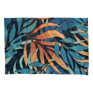 Pastel Tropical Abstract Botanicals Pillowcase