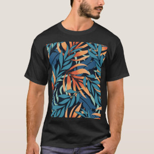 Pastel Tropical Abstract Botanicals T-Shirt