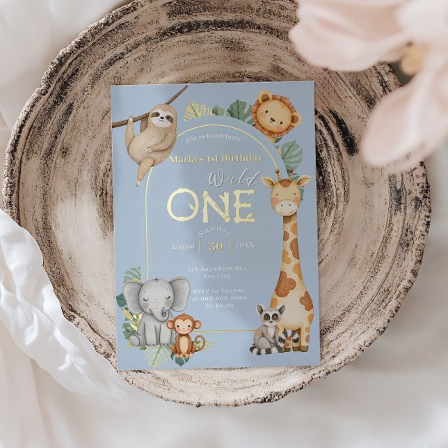 Pastel Tropical Wild One Jungle Safari Animals  (Creator Uploaded)