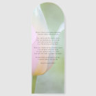 Pastel Tulip Spring Funeral Memorial Prayer Card