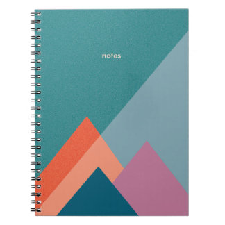 Pastel Turquoise Mountain Journal or Notebook