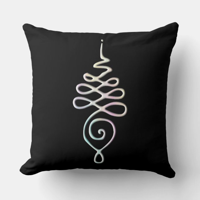 Pastel Unalome  Cushion (Front)
