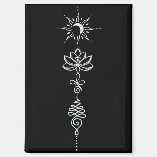 Pastel Unalome Group Magnet (Front)