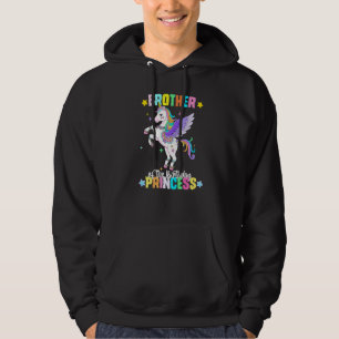 Pastel Unicorn Birthday Girl Brother The Birthday Hoodie