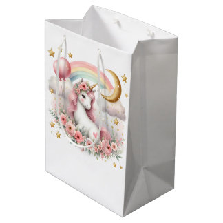 Pastel Unicorn  Medium Gift Bag