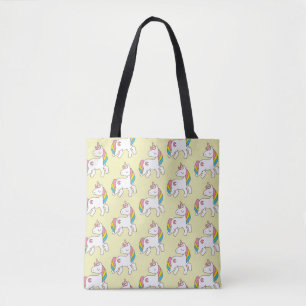 Pastel Unicorn Pattern Tote Bag