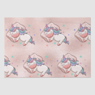 Pastel Unicorn Sleeping Tissue Paper