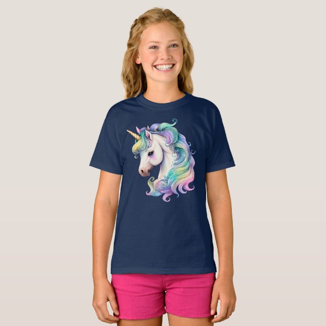 Pastel Unicorn T-Shirt (Front Full)