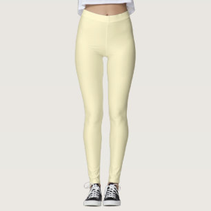 Pastel Vanilla Solid Colour Leggings