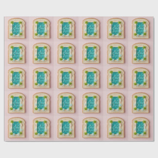 Pastel Vaporwave Pool Toast Wrapping Paper