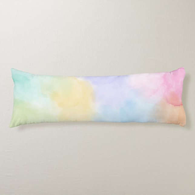 Pastel Watercolor Body Cushion (Front)