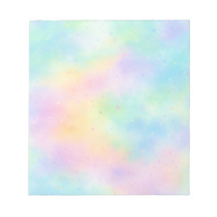 Pastel Watercolor Dream – Soft Rainbow Gradient Notepad