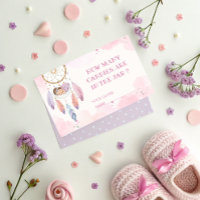 Pastel Watercolor Dreamcatcher Baby Shower