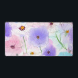 Pastel Watercolor Floral Desk Mat<br><div class="desc">An elegant desk mat featuring soft watercolor flowers in pastel pinks, purples, and whites, complemented by gentle green accents. The airy, artistic palette brings a calming, feminine touch to workspaces, study areas, and creative desks. A refined choice for women who love floral motifs, romantic colors, and gift‑ready office décor with...</div>