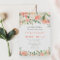 Pastel Watercolor Flowers Wedding Invitations