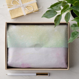 Pastel Watercolor & Galaxy Nebula Abstract Pattern Tissue Paper