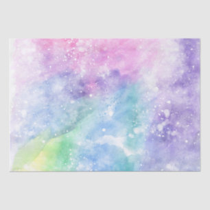 Pastel Watercolor Galaxy Tissue Paper