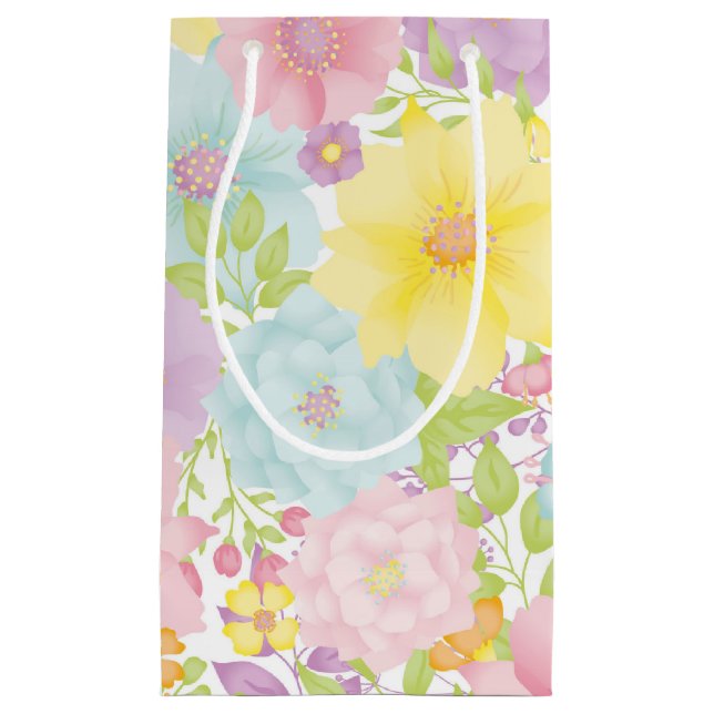 Pastel Watercolor Gift Bag (Front)