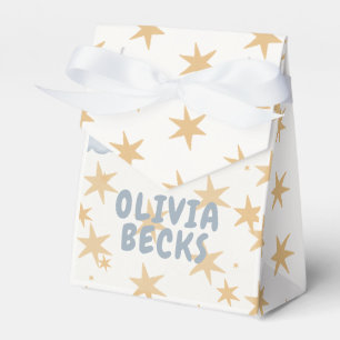 Pastel Watercolor Illustrative Baby Shower Favour Box