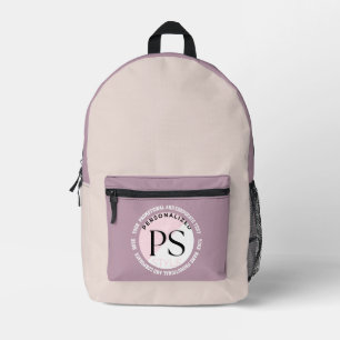 Pastel Watercolor Promotional & Corporative travel Printed Backpack