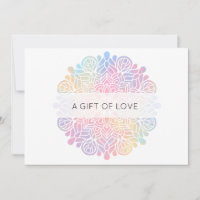 *~*  Pastel Watercolor Rainbow Mandala Spiritual