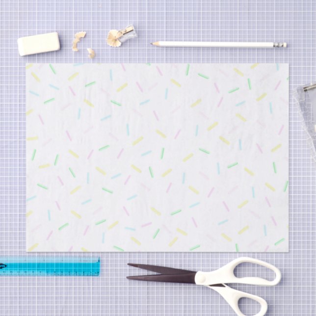 Pastel Watercolor Sprinkles Tissue Paper (Craft)