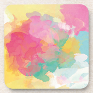 Pastel Watercolors Coaster