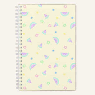 Pastel Watermelon Yellow Notebook