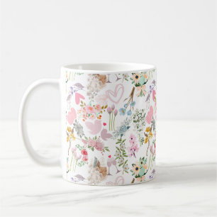 Pastel Wedding ornaments pattern 02 Coffee Mug
