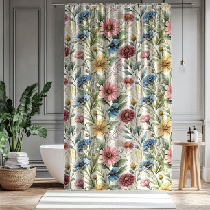 Pastel Wildflower Curtain Gift for Parents’ Love