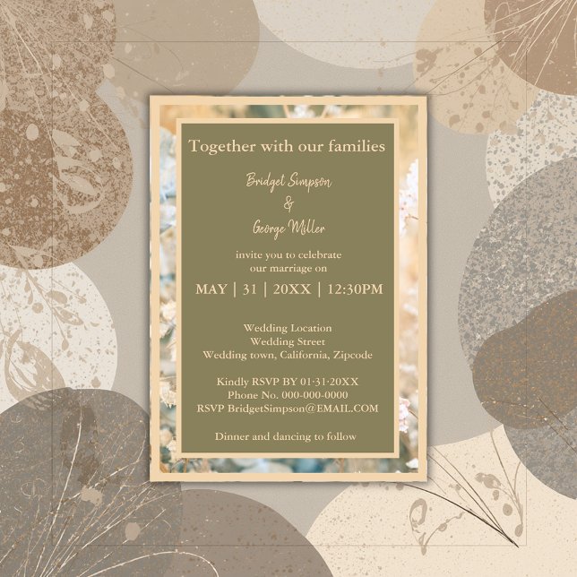 Pastel Wildflower Meadow Wedding invitation (Creator Uploaded)