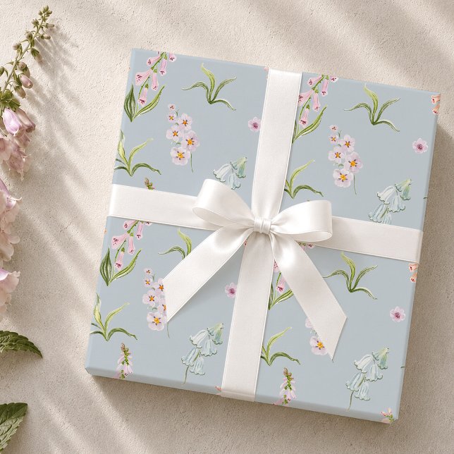 Pastel Wildflower Meadow Wrapping Paper (Creator Uploaded)