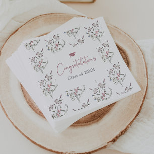 Pastel Wildflowers Napkin