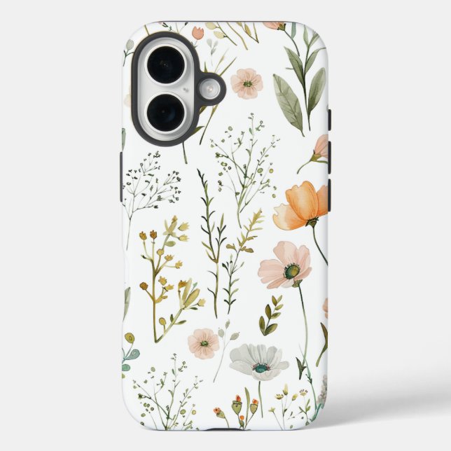 Pastel Wilflowers Case-Mate iPhone Case (Back)