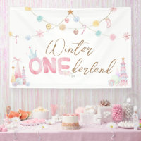 Pastel Winter Onederland First Birthday Party