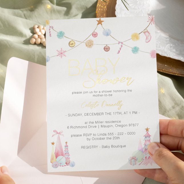 Pastel Winter Wonderland Baby Shower (Creator Uploaded)
