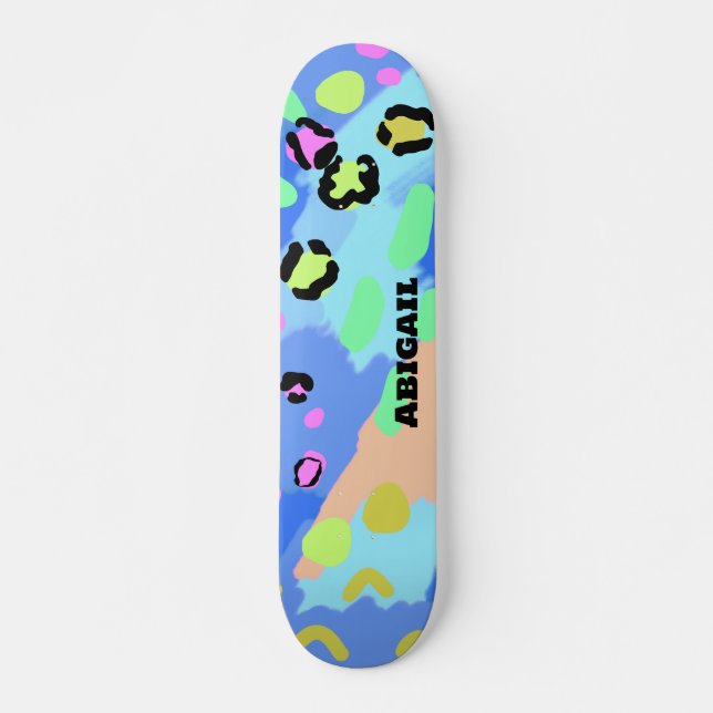 Pastel Y2K Vibes Skateboard (Front)