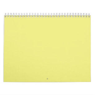 Pastel Yellow Backgrounds on a Calendar