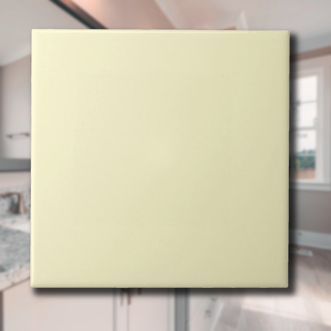 Pastel Yellow Solid Colour | Classic | Elegant Tile (Creator Uploaded)