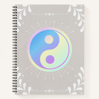 Pastel Yin-Yang notebook