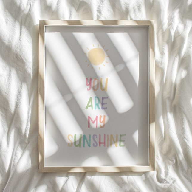 Pastel you are my sunshine poster (Creator Uploaded)