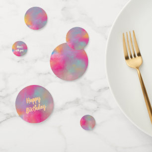 Pastell Birthday Confetti